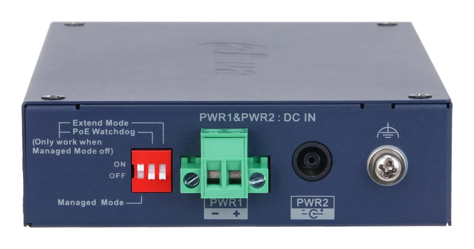 Switch DAHUA Switch type Managed Switch layer L2 Form factor Desktop 4xRJ-45 ports RJ-45 Ports Type Fast Ethernet (10/100) 4xFast Ethernet (copper) ports quantity 1xGigabit Ethernet (copper) ports quantity 1xSFP module slots quantity 1xFiber uplink ports quantity Power over Ethernet (PoE) Yes 4xPower over Ethernet (PoE) ports quantity Total Power over Ethernet (PoE) budget 60 W CHS4106-4ET-60 - Image 5