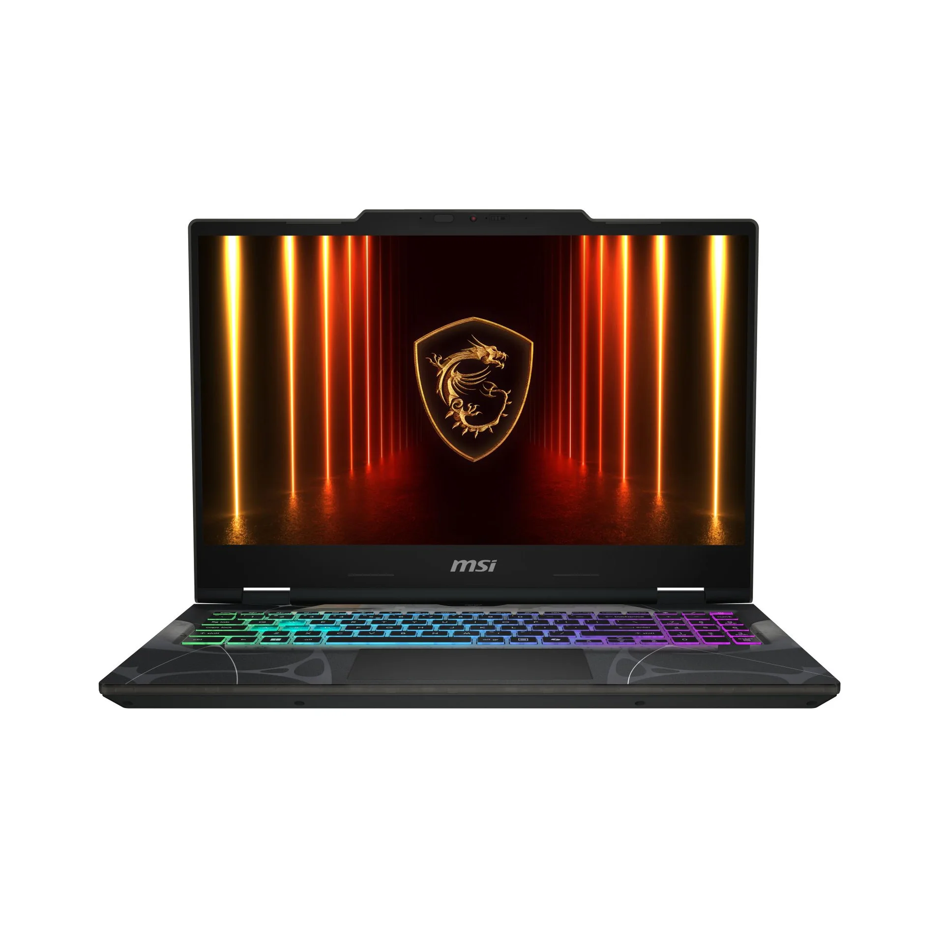 Notebook MSI CPU Intel Core 7 240H 15.6 " 1920 x 1080 pixels RAM 16 GB DDR5-SDRAM SSD 512 GB Discrete graphics NVIDIA GeForce RTX 5060 8 GB On-board graphics Yes Numeric keypad Yes OS installed Windows 11 Home Colour Black Weight 1.98 kg 5600 MHz CYBORG15B2RWFKG-227NL - Image 1