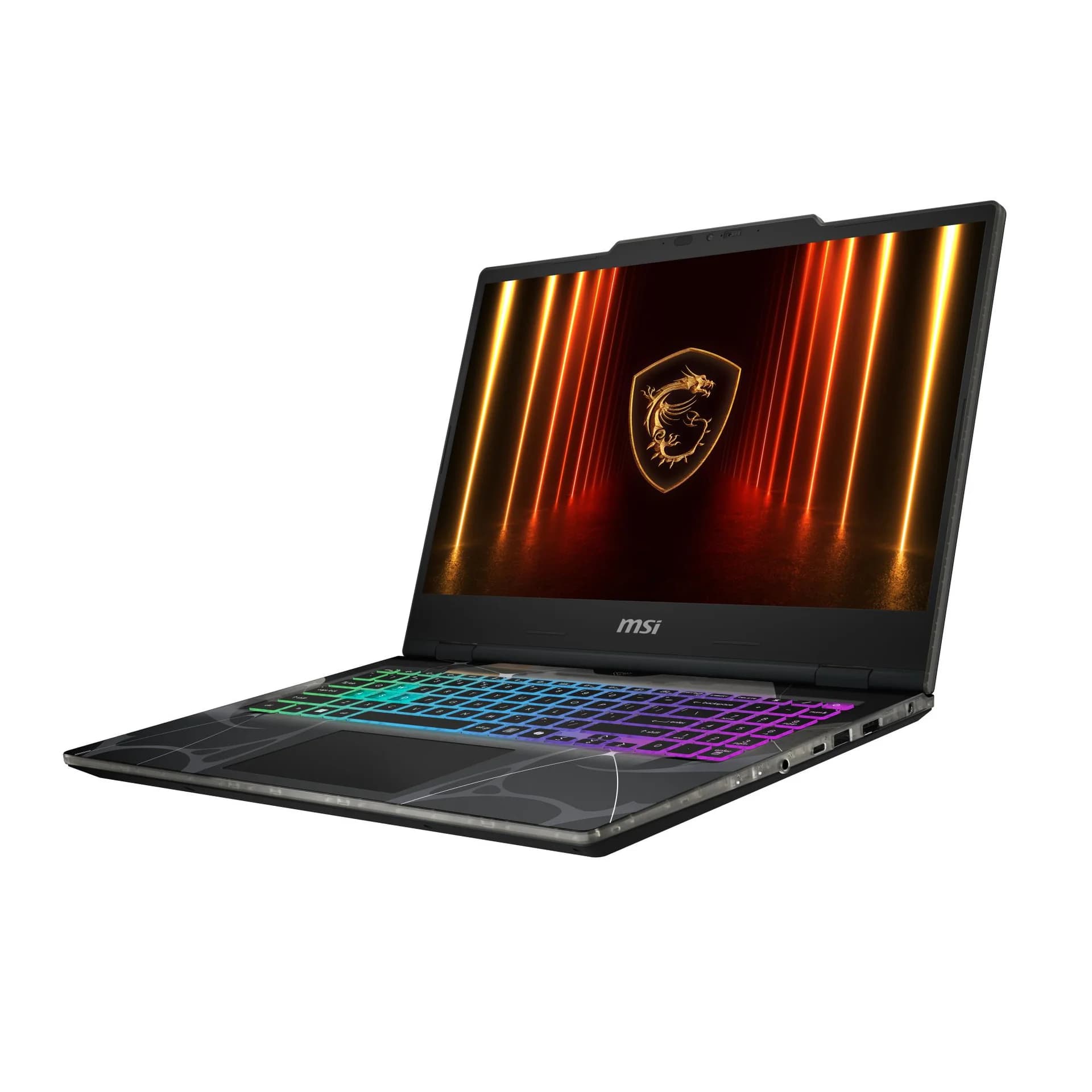 Notebook MSI CPU Intel Core 7 240H 15.6 " 1920 x 1080 pixels RAM 16 GB DDR5-SDRAM SSD 512 GB Discrete graphics NVIDIA GeForce RTX 5060 8 GB On-board graphics Yes Numeric keypad Yes OS installed Windows 11 Home Colour Black Weight 1.98 kg 5600 MHz CYBORG15B2RWFKG-227NL - Image 3