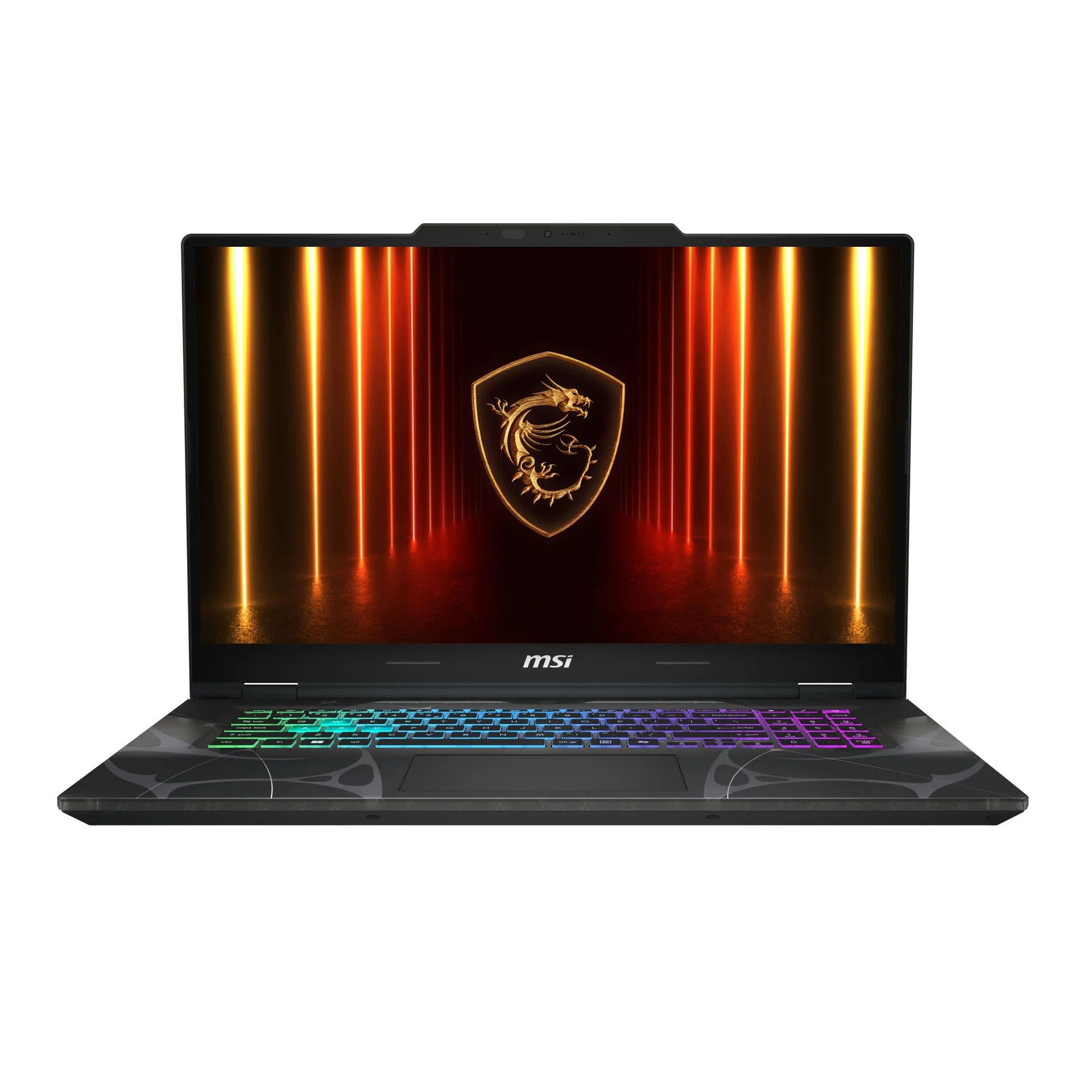 Notebook MSI CPU Intel Core 7 240H 17.3 " 1920 x 1080 pixels RAM 16 GB DDR5-SDRAM SSD 512 GB Discrete graphics NVIDIA GeForce RTX 5060 8 GB On-board graphics Yes Numeric keypad Yes OS installed Windows 11 Home Colour Black Weight 2.4 kg 5600 MHz CYBORG17B2RWFKG-025NL - Image 1