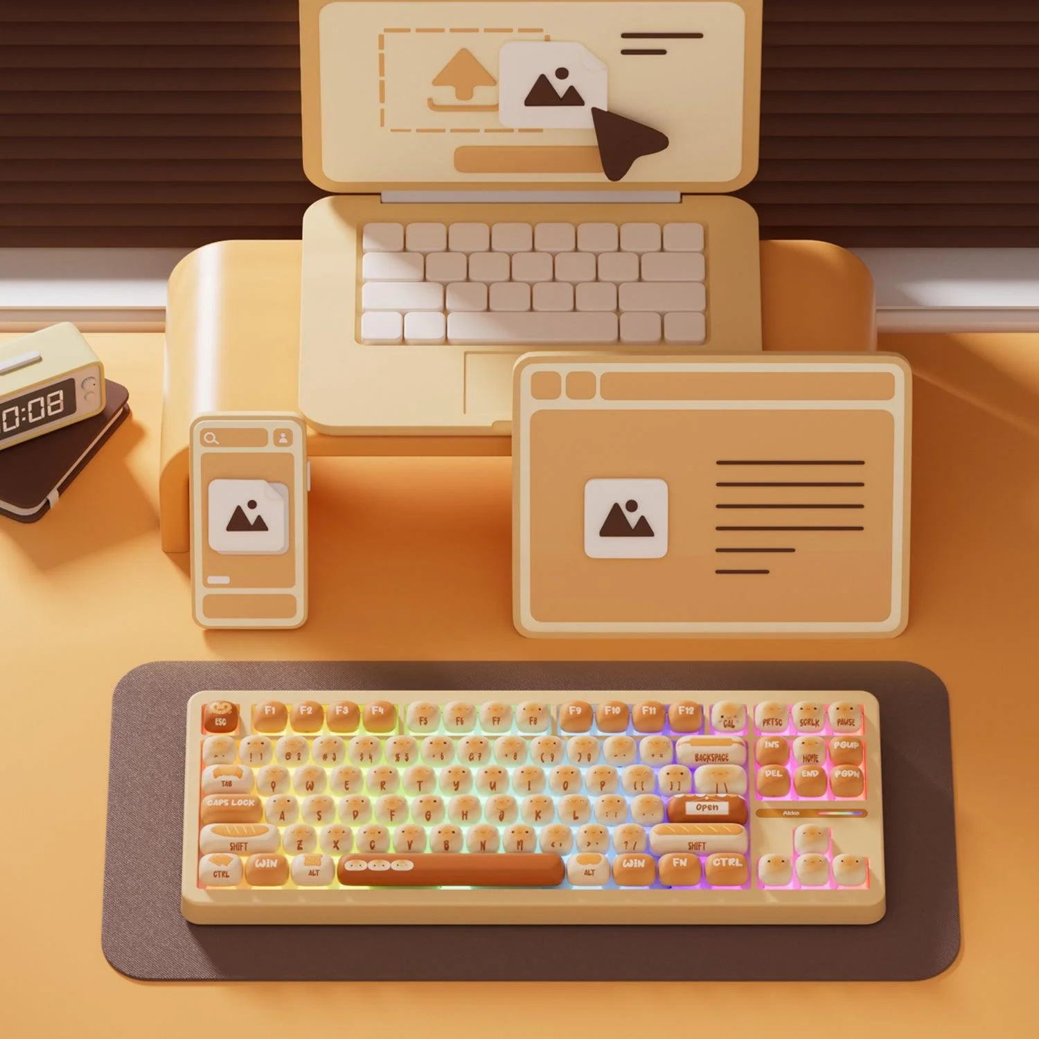 KEYBOARD WRL TAC87/BUN WONDER. 103-TA87B-009 AKKO - Image 4