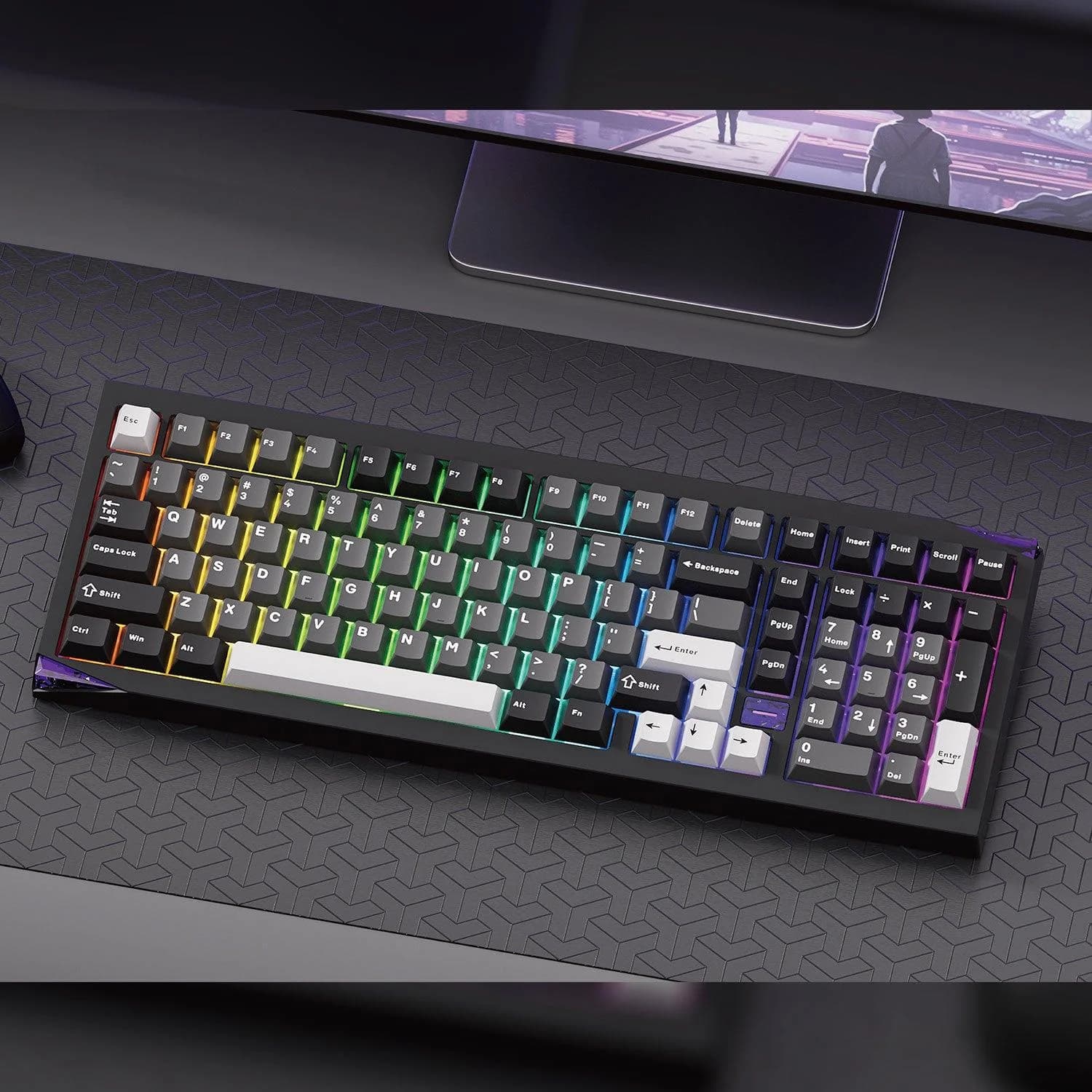 KEYBOARD WRL GEM 02 VIA/BLACK/SIL. 6978414650828 AKKO - Image 2