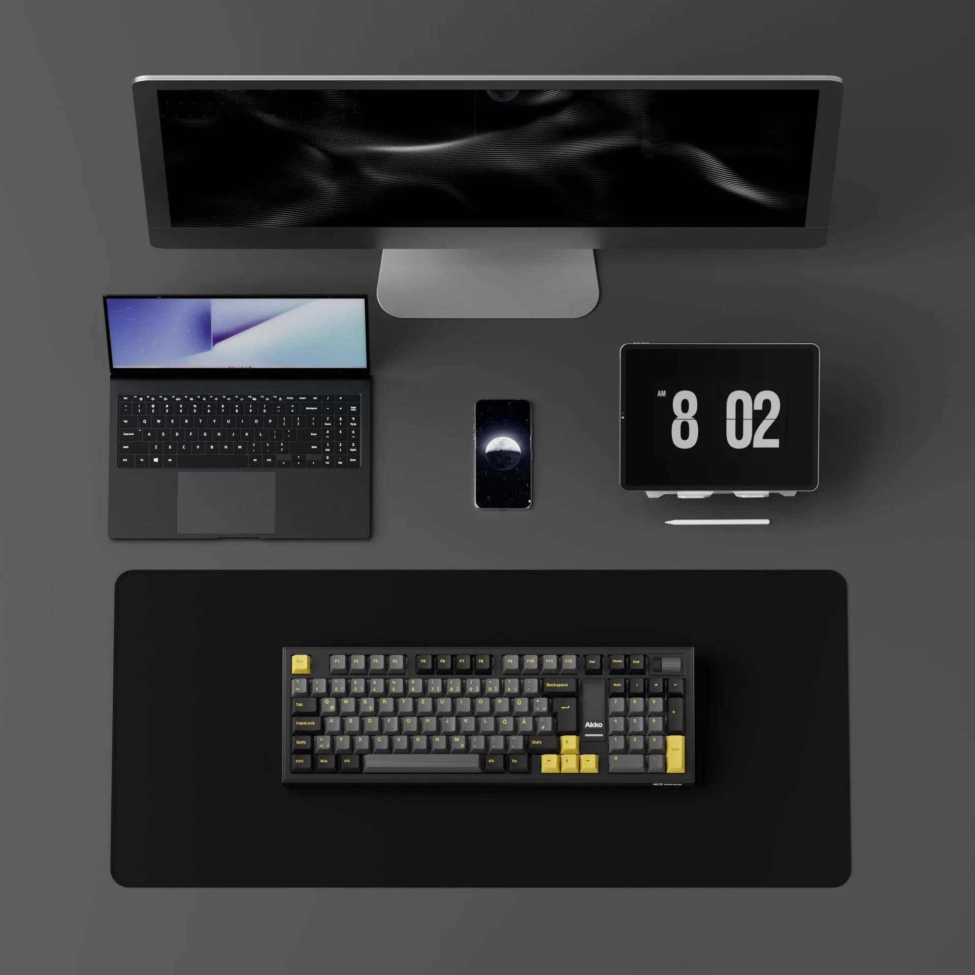 KEYBOARD WRL 5098B/BLACK/GOLD 6925758631921 AKKO - Image 2
