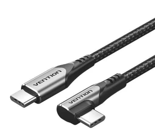 CABLE USB-C TO USB-C/1M GRAY TRAHF VENTION - Image 1