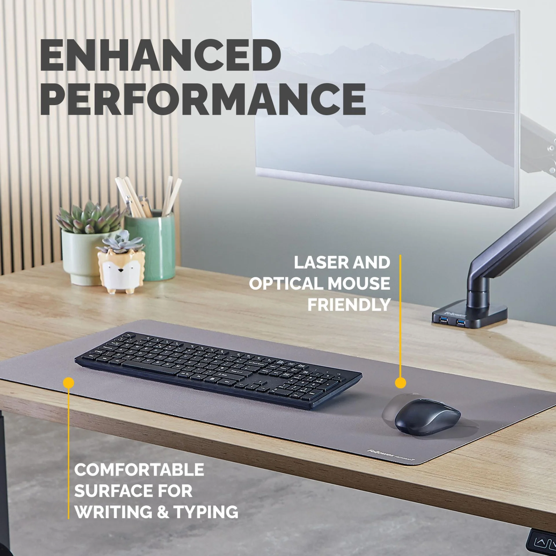 DESK MAT BREYTA/GREY 100139321 FELLOWES - Image 6