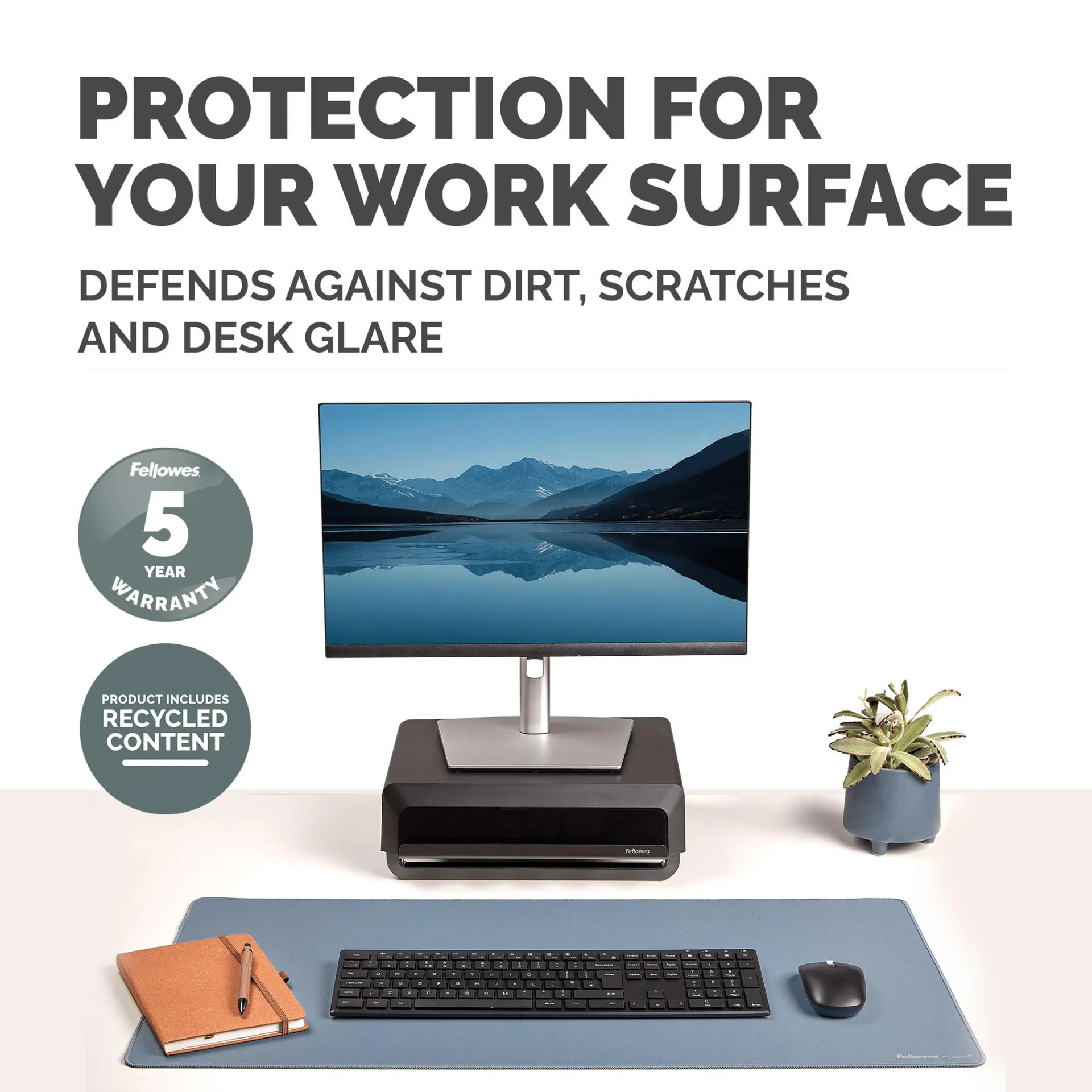 DESK MAT BREYTA/MARINE 100139322 FELLOWES - Image 5