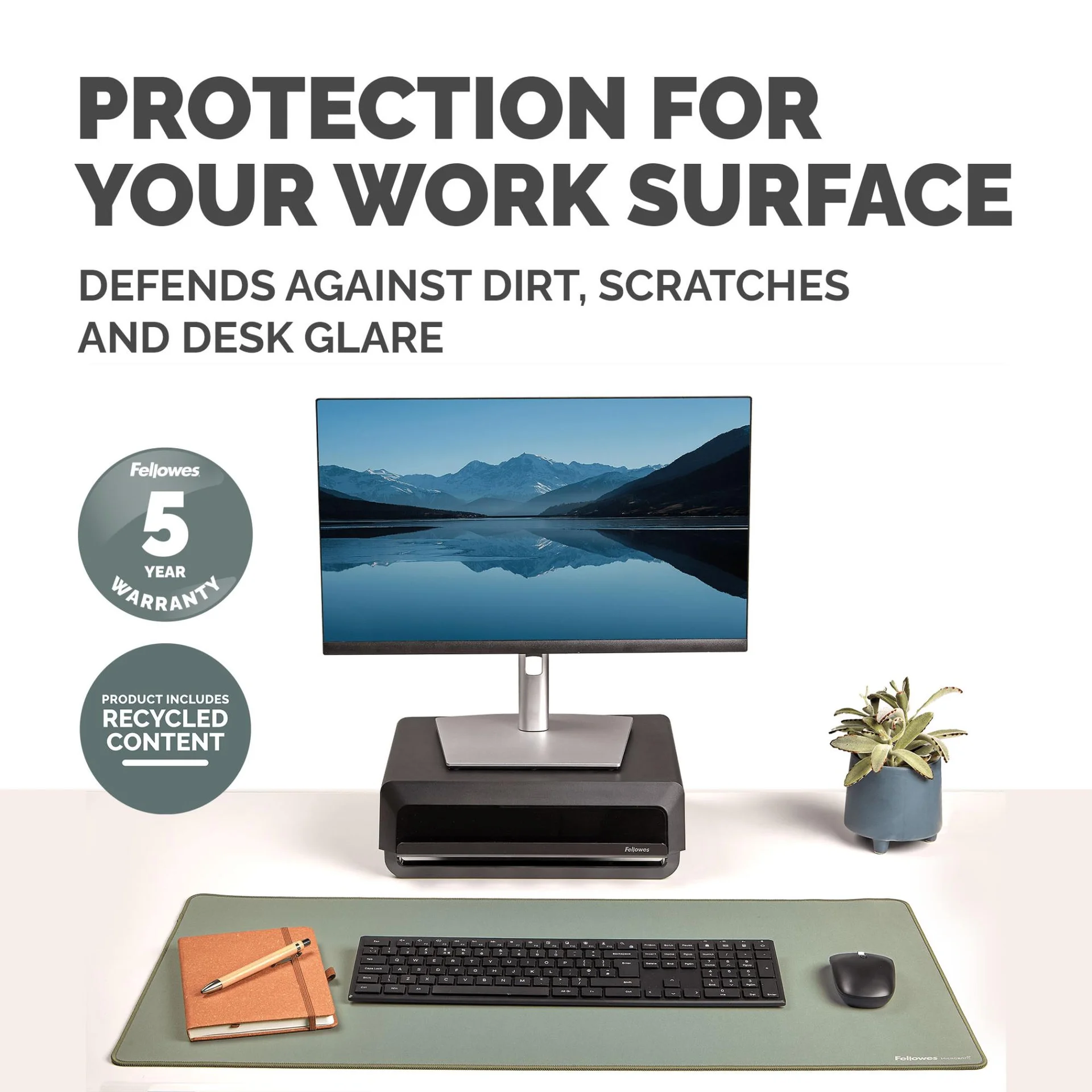 DESK MAT BREYTA/SAGE 100139323 FELLOWES - Image 5