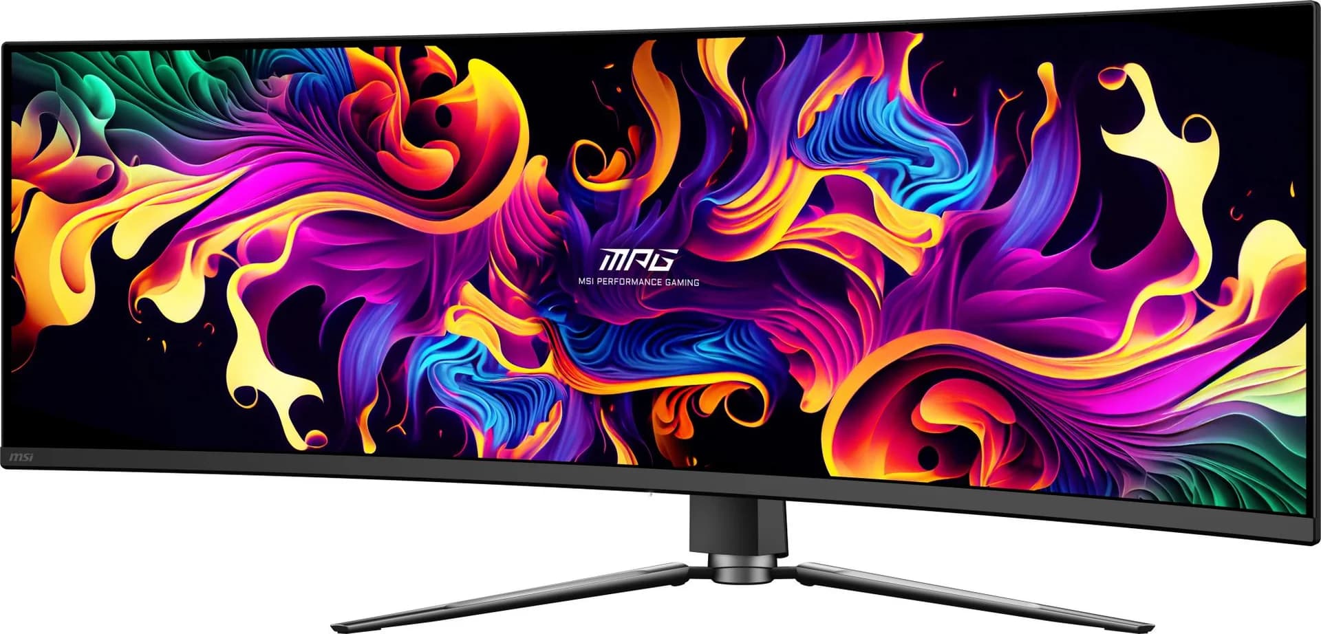Monitor MSI 49 " 5120 x 1440 pixels Dual QHD Native aspect ratio 32:9 QD-OLED Curved MPG491CQPXQD-OLED - Image 2