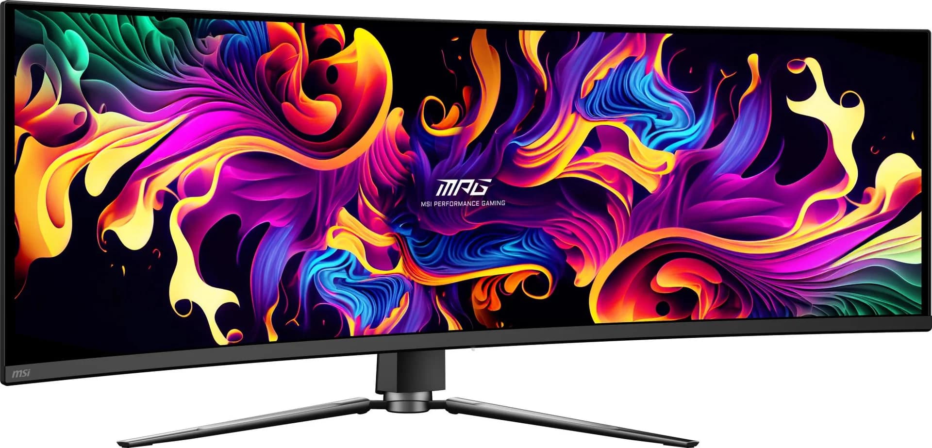Monitor MSI 49 " 5120 x 1440 pixels Dual QHD Native aspect ratio 32:9 QD-OLED Curved MPG491CQPXQD-OLED - Image 3