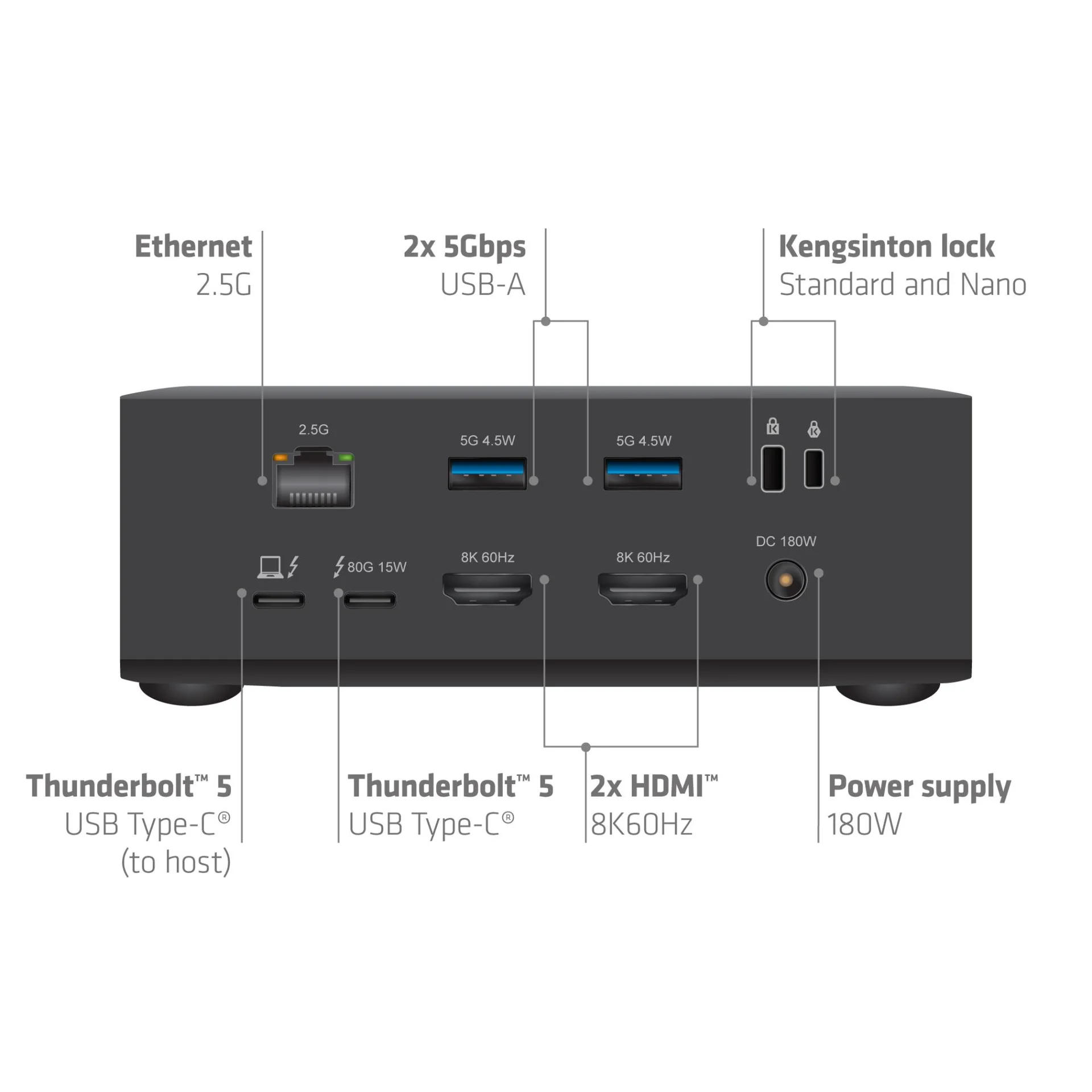 NB ACC DOCKING STATION 13-IN-1/THUNDERBOLT CSV-2562 CLUB3D - Image 6
