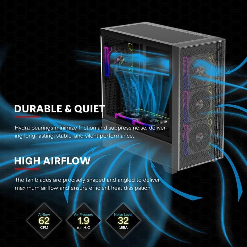 CASE FAN 120MM XPF360R.ARGB/12V XF073 XILENCE - Image 11