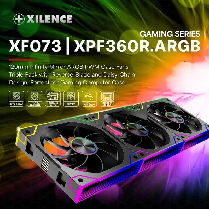 CASE FAN 120MM XPF360R.ARGB/12V XF073 XILENCE - Image 7