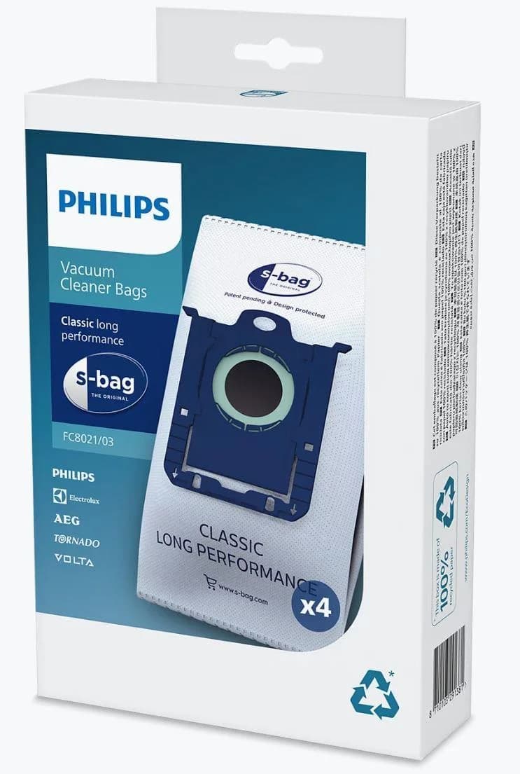 Vacuum Cleaner Accessory PHILIPS Bags FC8021/03 - Image 1