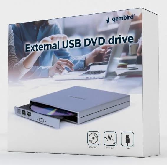 DVD RW USB2 8X EXT RTL/SILVER DVD-USB-021-SV GEMBIRD - Image 5