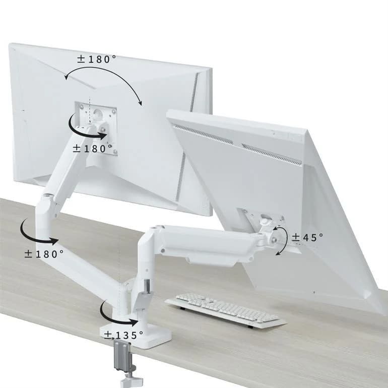 DISPLAY ACC MOUNTING ARM/DBL 17-32" MA-DA2-06-W GEMBIRD - Image 11