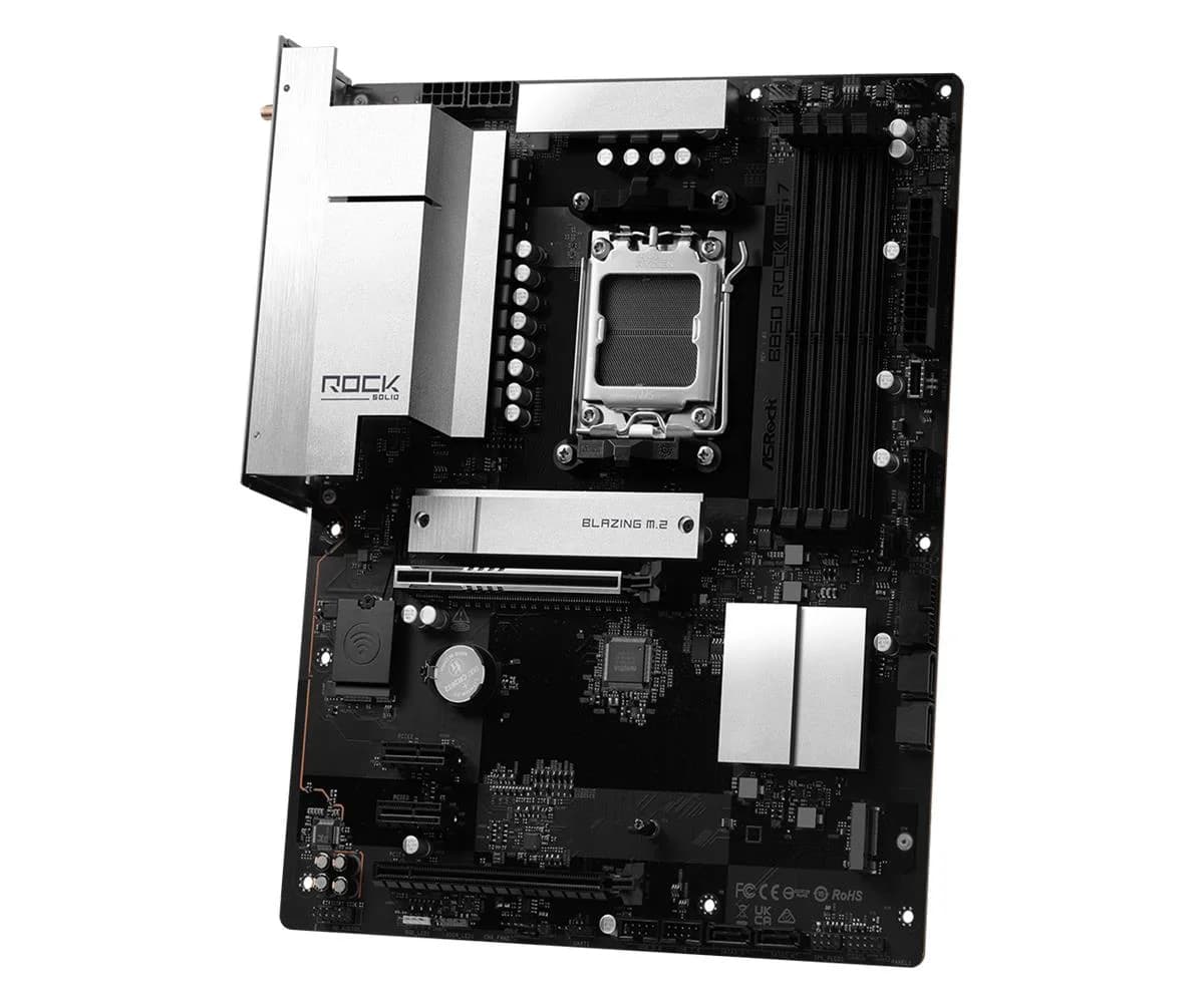 Mainboard ASROCK AMD B850 Socket AM5 ATX RAM DDR5-SDRAM 4xSlots Wi-Fi Yes Bluetooth Yes B850ROCKWIFI7 - Image 5