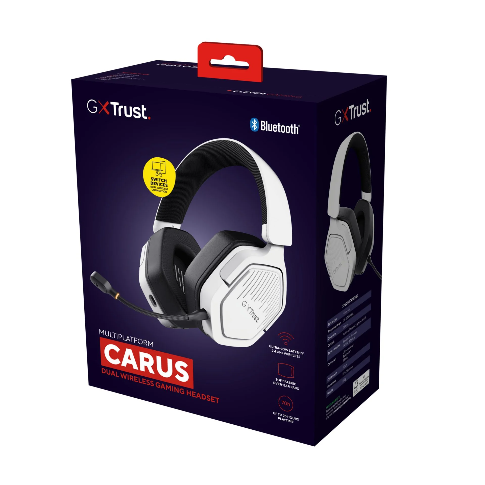 HEADSET GXT493 CARUS/WHITE 25534 TRUST - Image 8