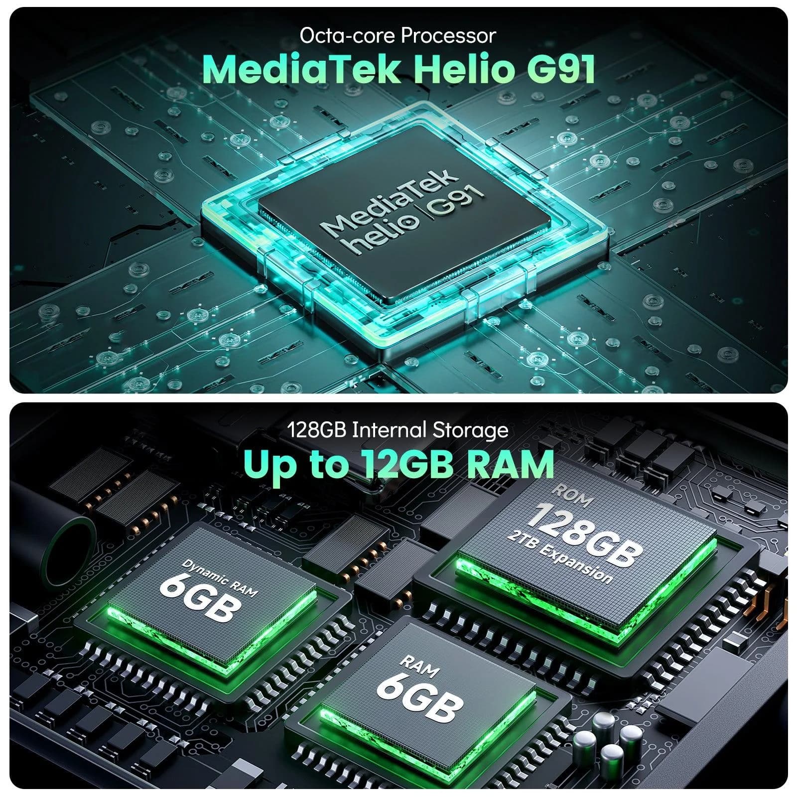 MOBILE PHONE ARMOR X31/6/128GB GREEN ULEFONE - Image 6