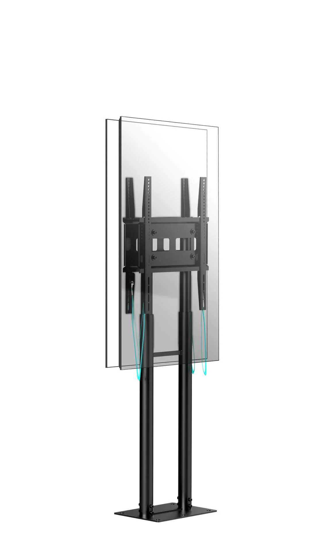 TV SET ACC MOBILE STAND/55-100/BLACK FPRO2L-20-B ONKRON - Image 6