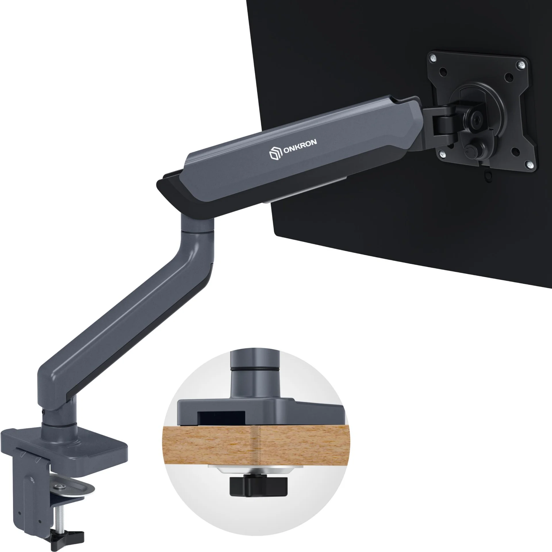 MONITOR ACC DESK MOUNT/17-45" GRAPHITE G95-G ONKRON - Image 2