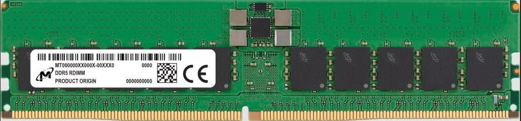 SERVER MEMORY 64GB DDR5-5600/MTC40F2046S1RC56BD1 MICRON - Image 1