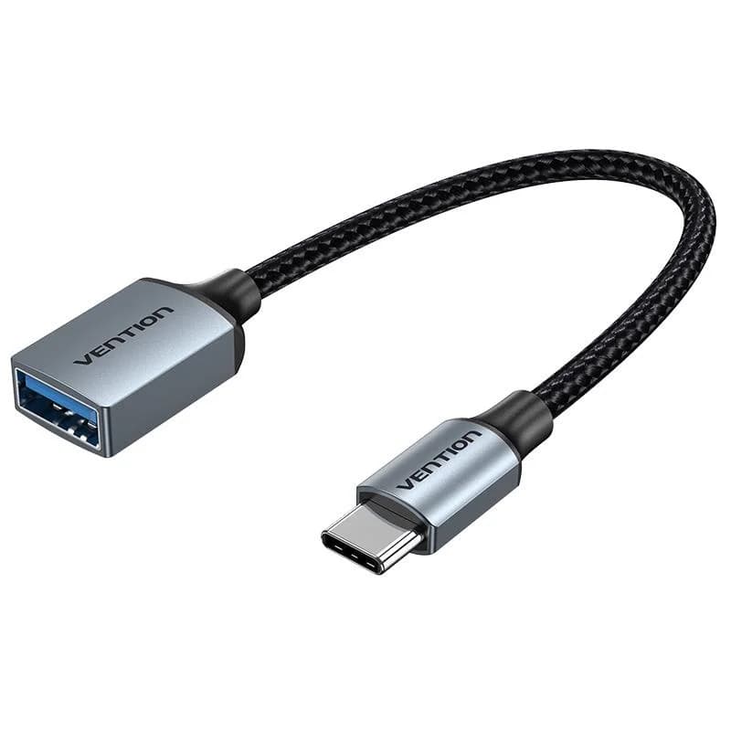 CABLE USB3.0C MALE TO A FEMALE/0.15M GRAY CCXHB VENTION - Image 1