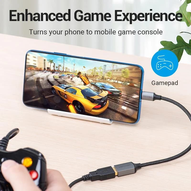 CABLE USB3.0C MALE TO A FEMALE/0.15M GRAY CCXHB VENTION - Image 5