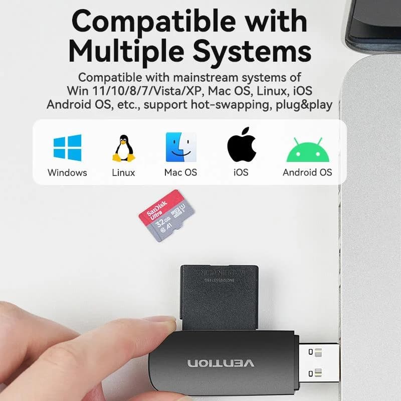 MEMORY READER USB2.0/CLEB0 VENTION - Image 9