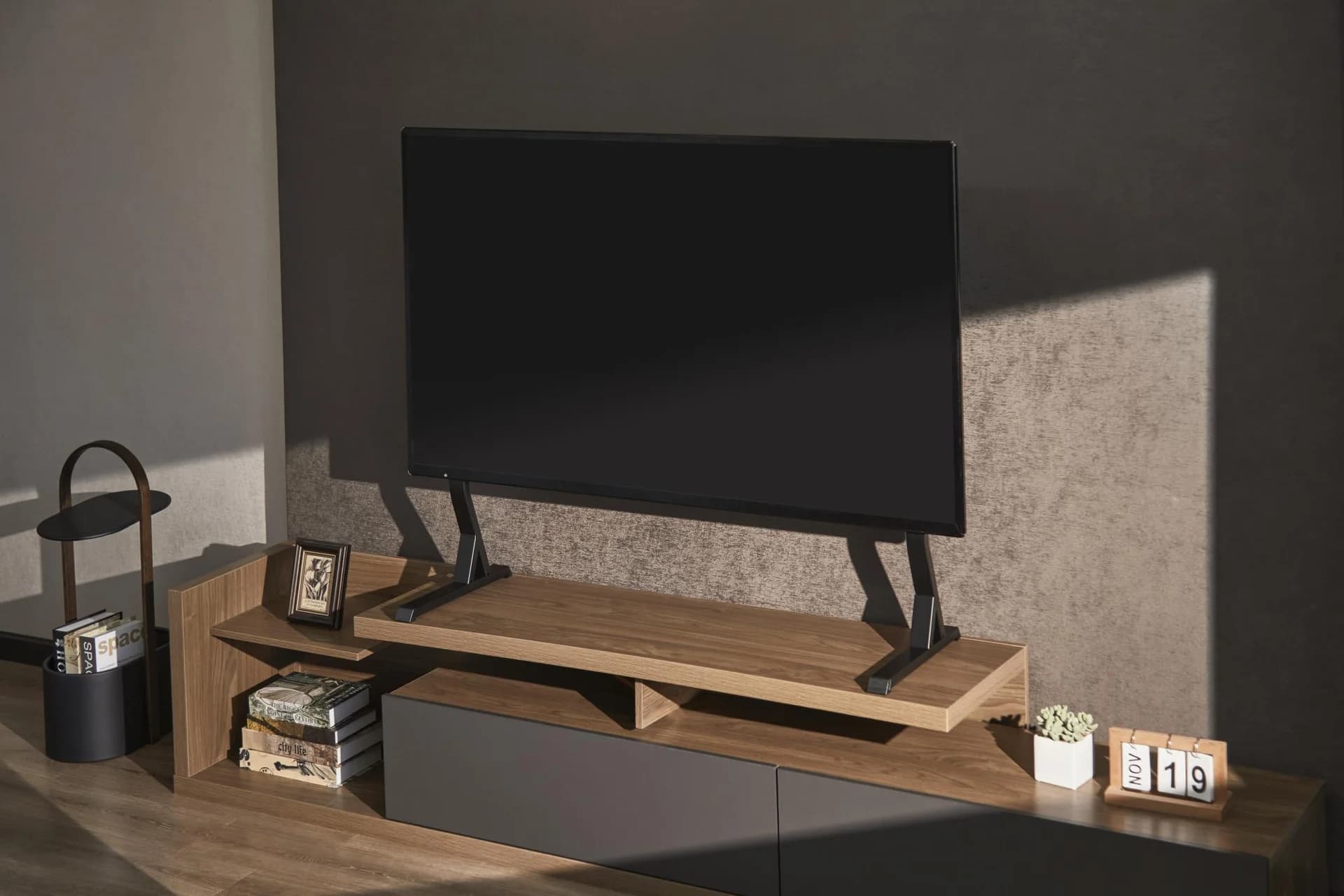 TV SET ACC TABLETOP STAND/45-90" TVS-D90F-01 GEMBIRD - Image 6