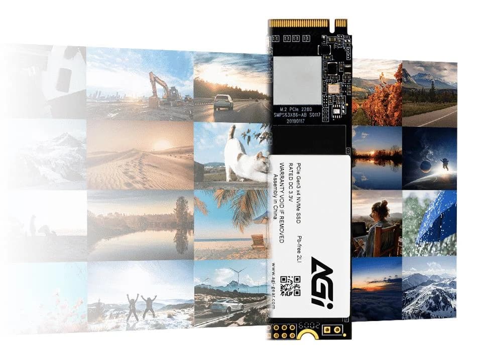 SSD AGI 300xTBW rating MTBF 1600000 h Read speed 3000 MB/s Write speed 1400 MB/s NVMe Yes PCI Express 3.0 M.2 512 GB AGI512GIMAI298-CB - Image 2