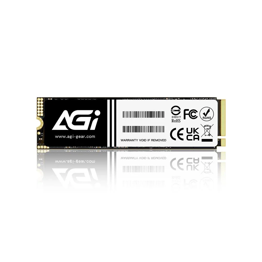 SSD AGI 300xTBW rating MTBF 1600000 h Read speed 3000 MB/s Write speed 1400 MB/s NVMe Yes PCI Express 3.0 M.2 512 GB AGI512GIMAI298-CB - Image 3