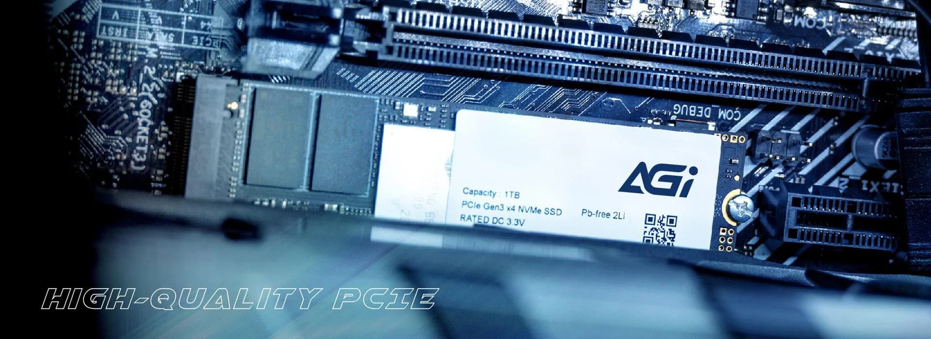 SSD AGI 300xTBW rating MTBF 1600000 h Read speed 3000 MB/s Write speed 1400 MB/s NVMe Yes PCI Express 3.0 M.2 512 GB AGI512GIMAI298-CB - Image 5