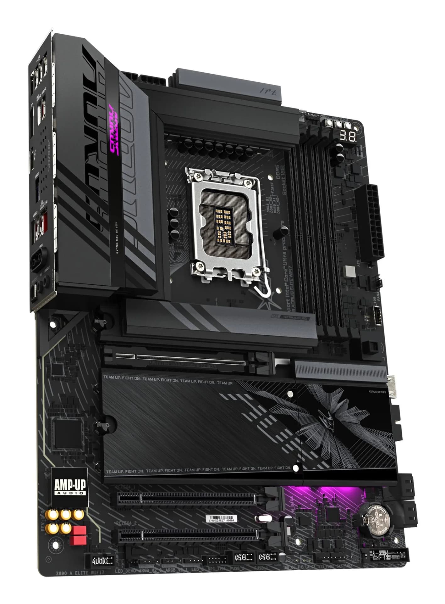 Mainboard GIGABYTE Z890 A ELITE WIFI7 1.1 Intel Z890 LGA 1851 (Socket V1) ATX RAM DDR5-SDRAM 4xSlots Wi-Fi Yes Bluetooth Yes 4xNumber of M.2 (M) slots Z890AELITEWIFI71.1 - Image 3