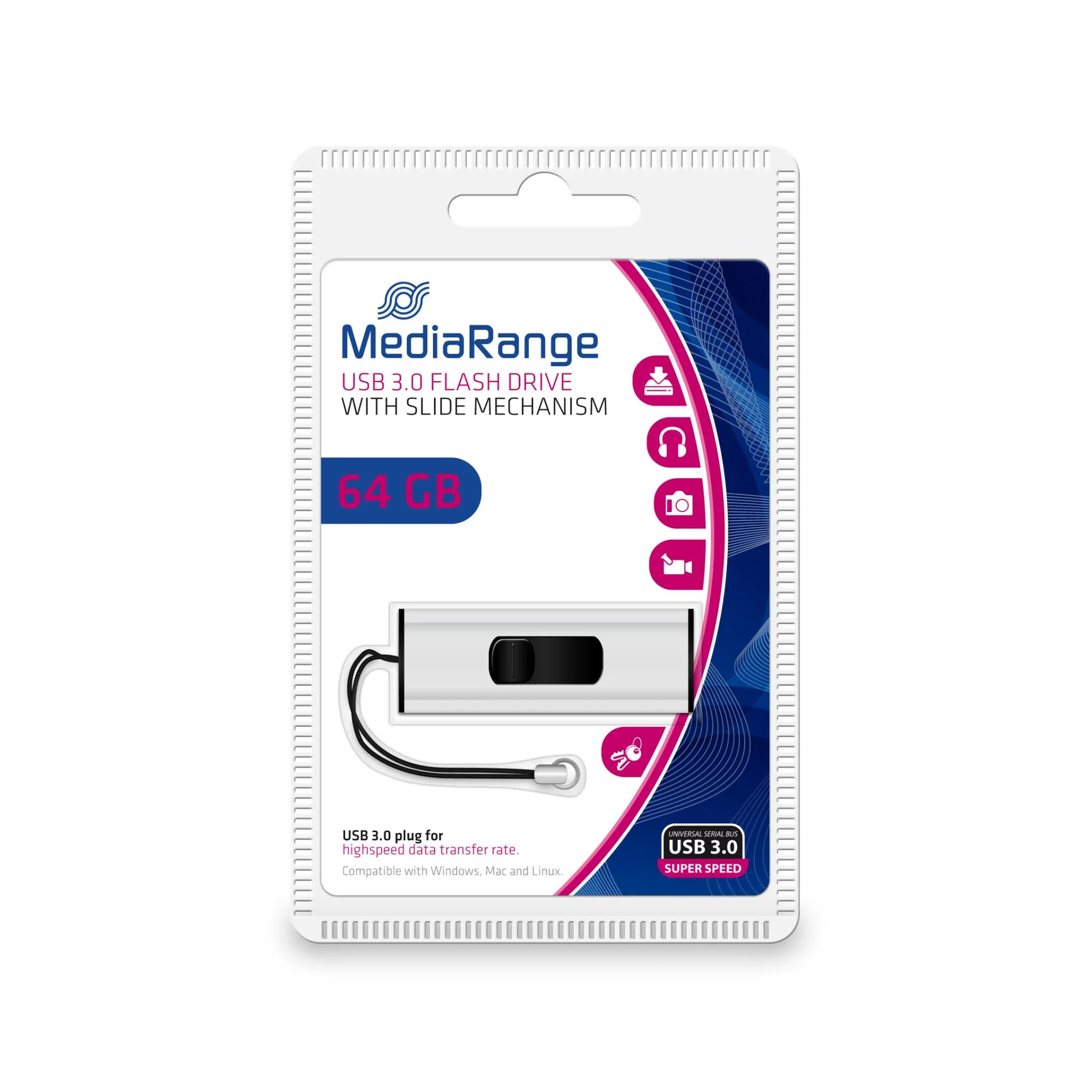 MEMORY DRIVE FLASH USB3.2 64GB/MR917 MEDIARANGE - Image 5