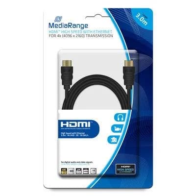CABLE HDMI-HDMI 3M/MRCS157 MEDIARANGE - Image 1