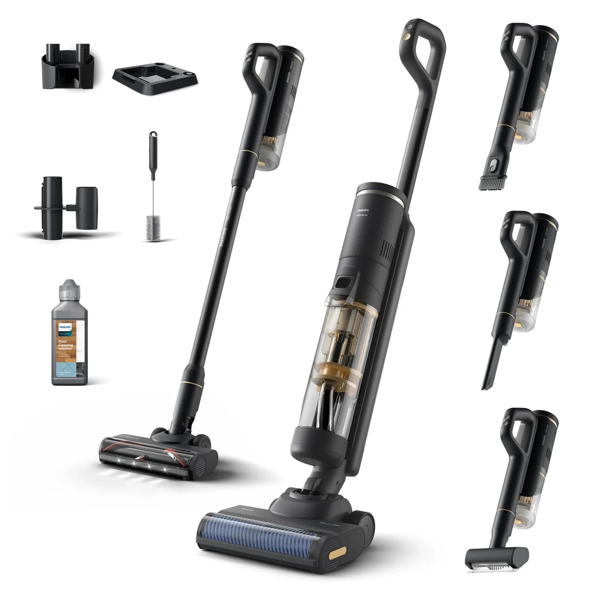 Vacuum Cleaner PHILIPS XW7264/11 Dry&wet 3-in-1 stick vacuum Black Bagless Battery  4.5 kg XW7264/11 - Image 1