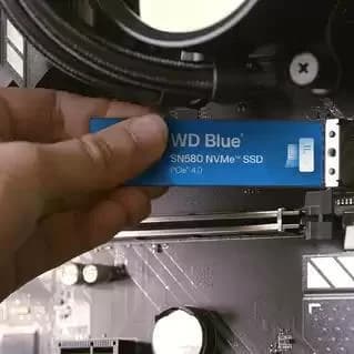 SSD WESTERN DIGITAL 600xTBW rating Read speed 4150 MB/s Write speed 4150 MB/s NVMe Yes PCI Express 4.0 M.2 1000 GB Blue SN580 WDS100T3B1E-00CHF0 - Image 3