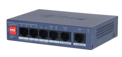 NET SWITCH 5PORT 4POE 100M/CS4006-4ET2GT-36 DAHUA - Image 1