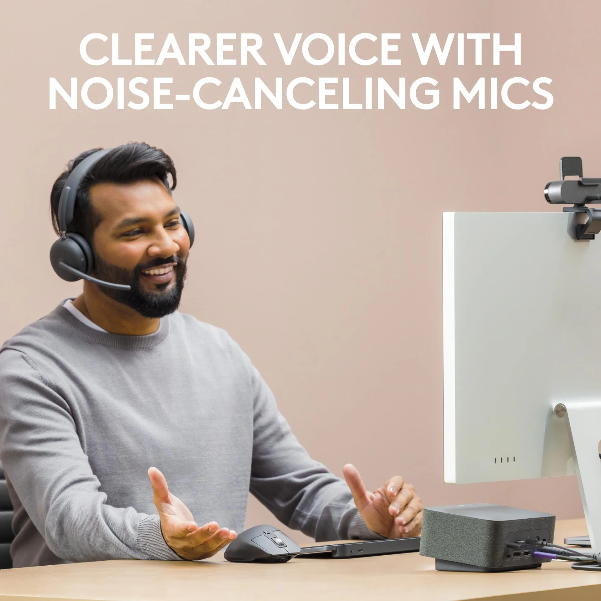 HEADSET ZONE WIRELESS 2/GRAPHITE 981-001152 LOGITECH - Image 9