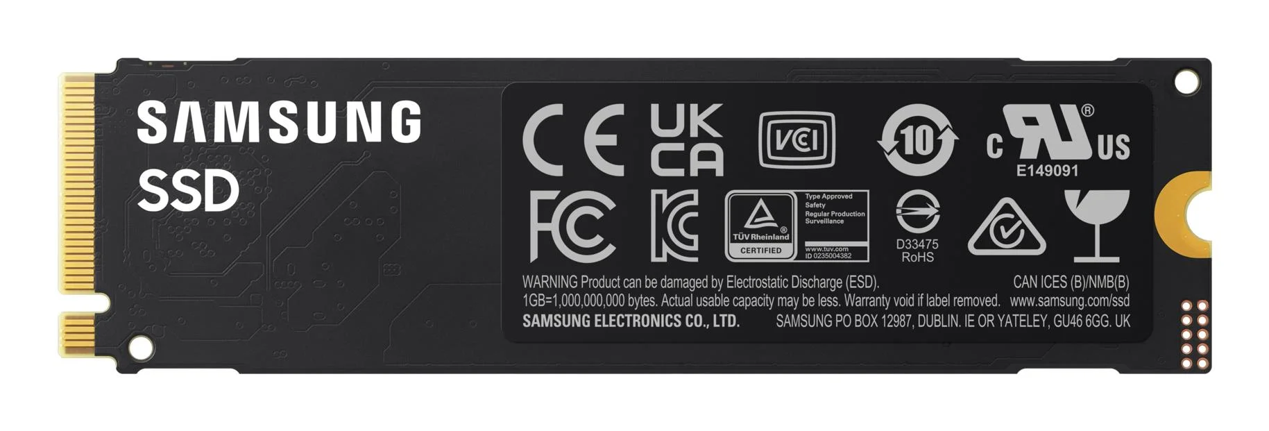 SSD SAMSUNG Box MTBF 1500000 h Read speed 7250 MB/s Write speed 6450 MB/s NVMe Yes PCI Express 4.0 M.2 2000 GB MZ-V9V2T0BW - Image 2