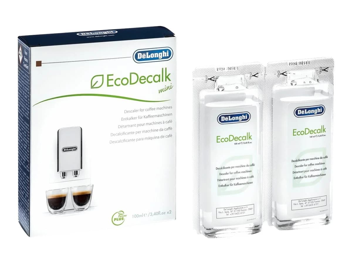 Delonghi EcoDecalk 2x100ml EcoDecalk mini Capacity 0.1 L White - Image 1