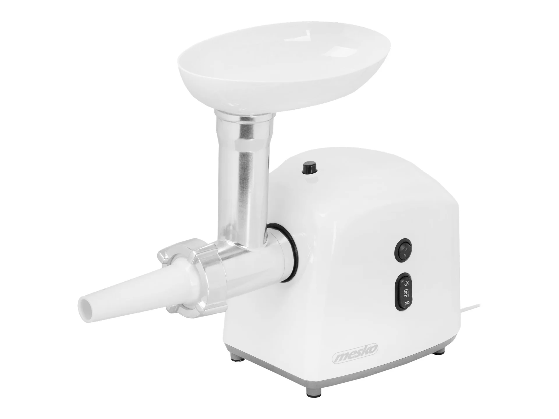 Mesko   Mesko MS 4805   White   Middle size sieve, mince sieve, poppy sieve, plunger, sausage filler, kibbe attachment - Image 4