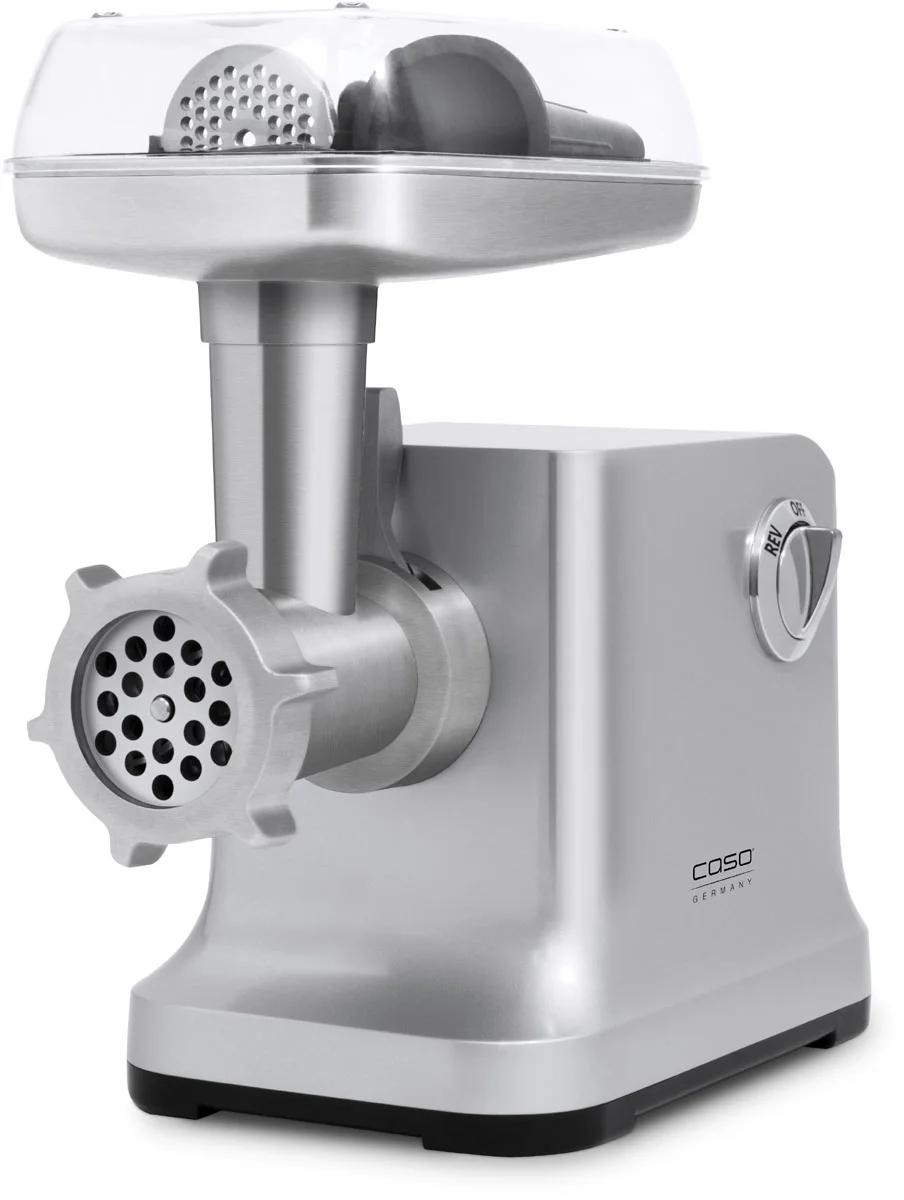 Caso   Meat Grinder   FW2000   Silver   Number of speeds 2   Accessory for butter cookies; Drip tray - Image 1