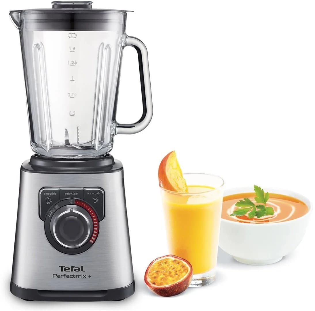 TEFAL Blender PerfectMix BL811D38 Tabletop 1200 W Jar material Glass Jar capacity 1.5 L Ice crushing Stainless steel - Image 1