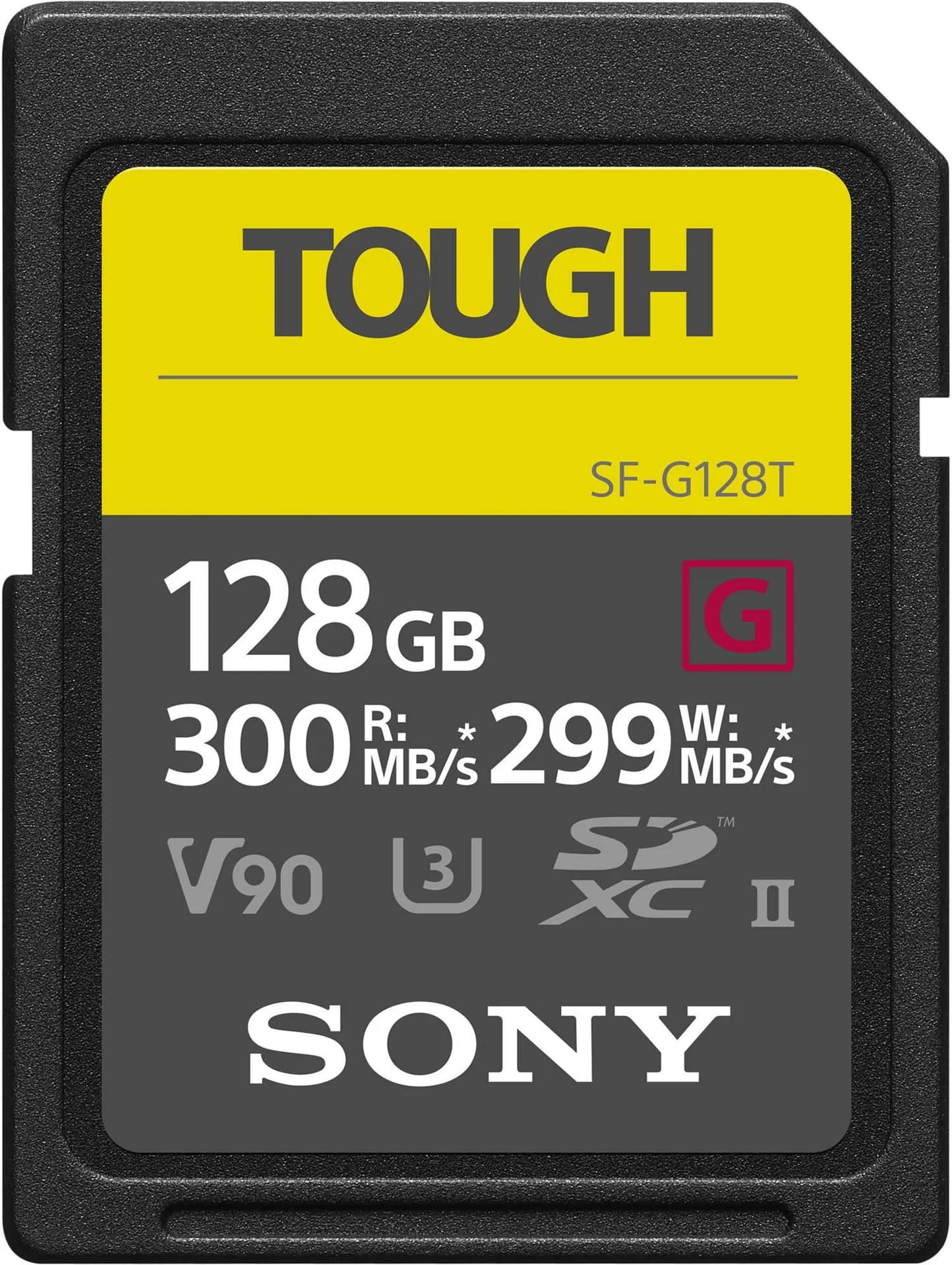 Sony   Tough Memory Card   UHS-II   128 GB   SDXC   Flash memory class 10 - Image 1