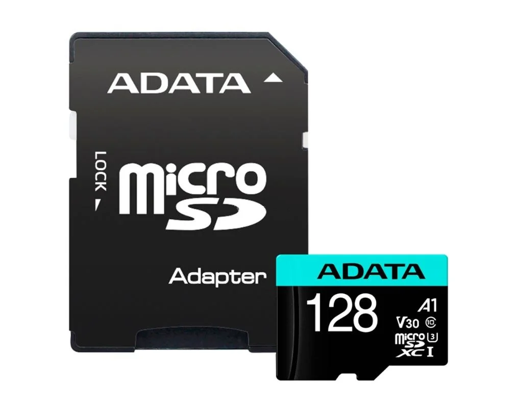 ADATA   Premier Pro   UHS-I U3   128 GB   micro SDXC   Flash memory class 10   with Adapter - Image 1