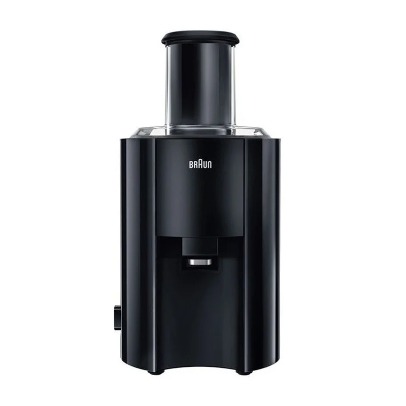Braun   J 300 BK   Type Automatic juicer   Black   800 W   Extra large fruit input   Number of speeds 2 - Image 1
