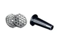 TEFAL Meat mincer NE105838 Black 1400 W Number of speeds 1 Throughput (kg/min) 1.7 The set includes 3 stainless steel sieves for medium or coarse grinding. - Image 6