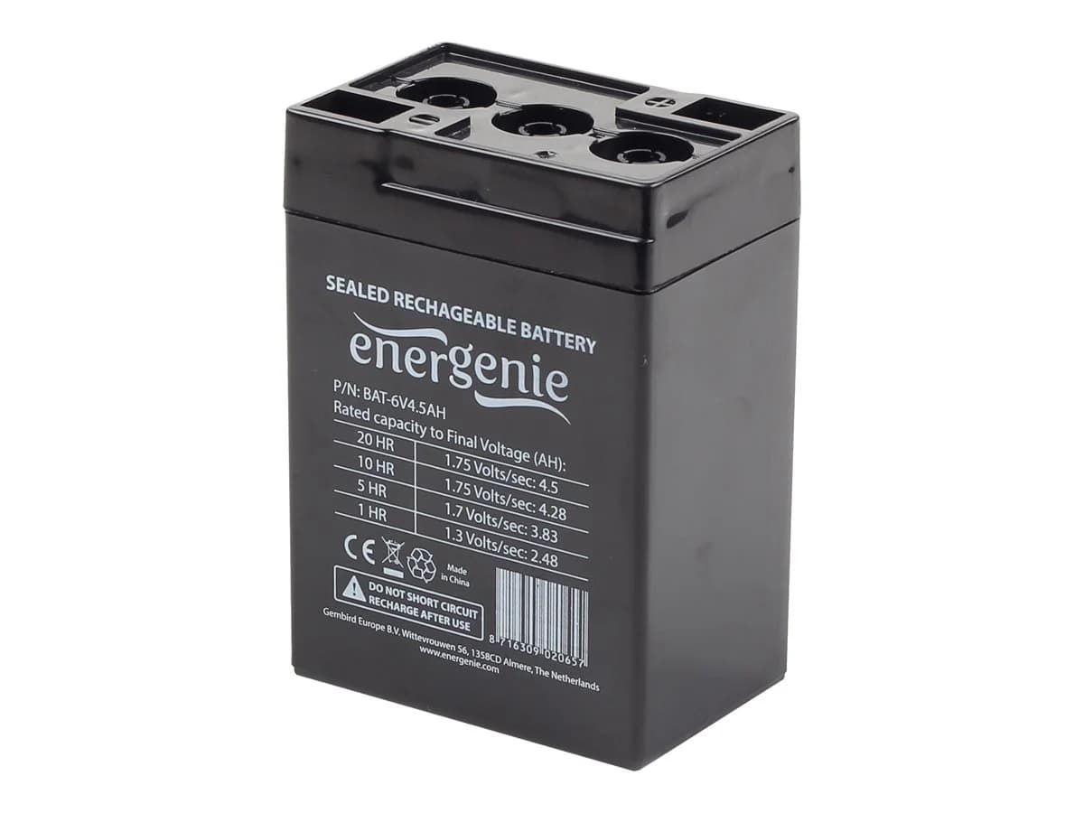 EnerGenie   Rechargeable battery for UPS   BAT-6V4.5AH - Image 2