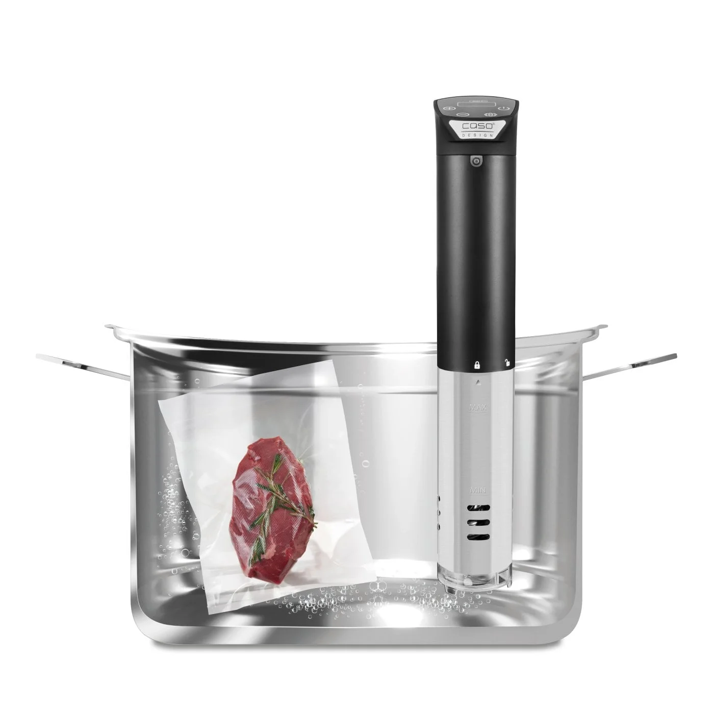 Caso SousVide cooker SV 1200 Smart 1200 W Stainless steel/Black - Image 1